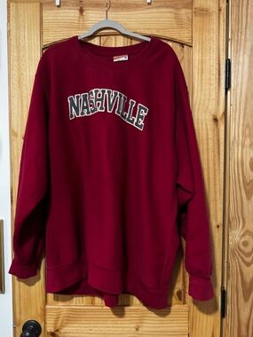 Pro-Weave Burgundy Crewneck Sweatshirt